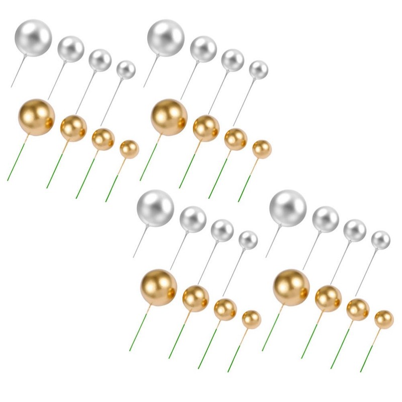 108 PCS Birthday Parties Cake Topper Decorative Balls for Decorating gallery