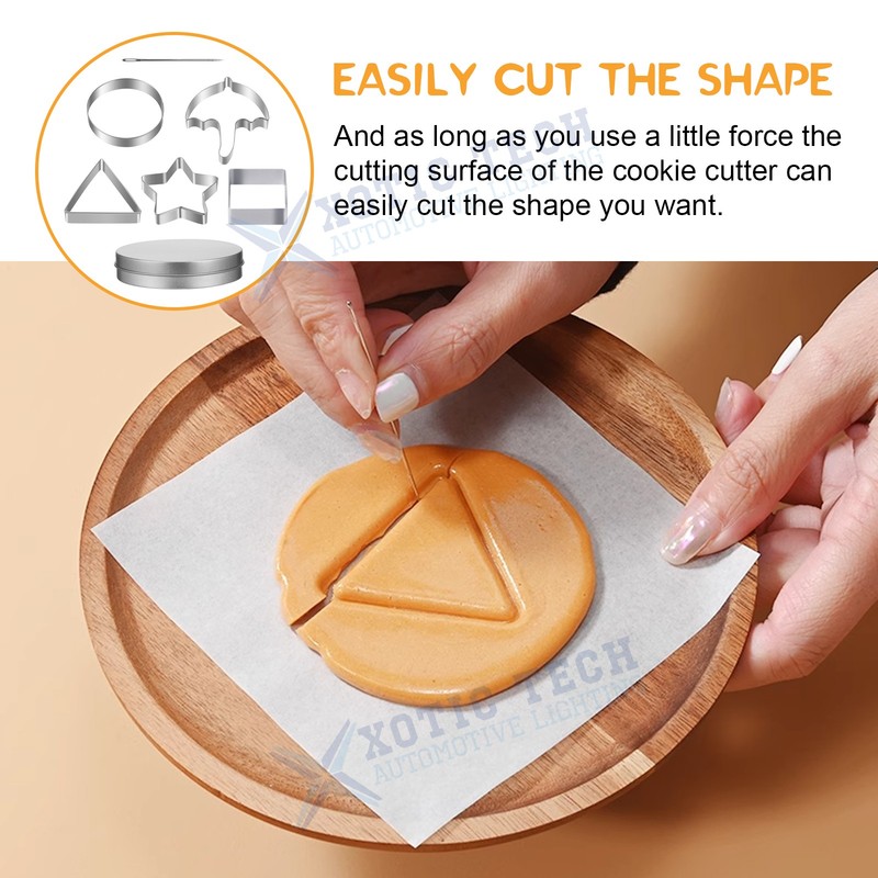 Set of Biscuit Baking Mold DIY Sugar Cookie Biscuit Cutters Stainless Steel gallery