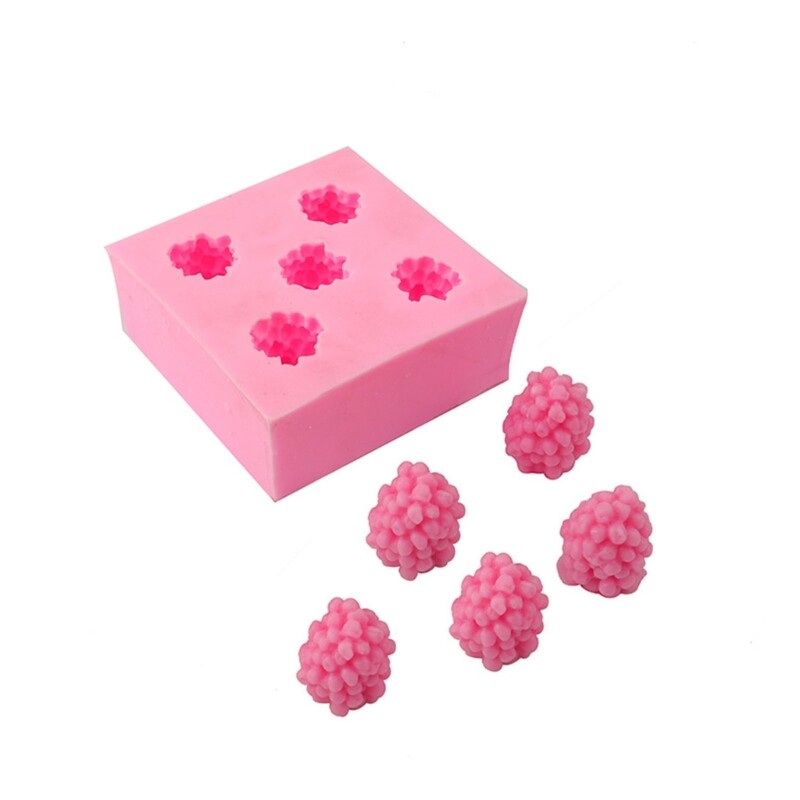 Raspberry Mulberry Silicone Flexible Grade Clay Resin Ceramics Candy gallery