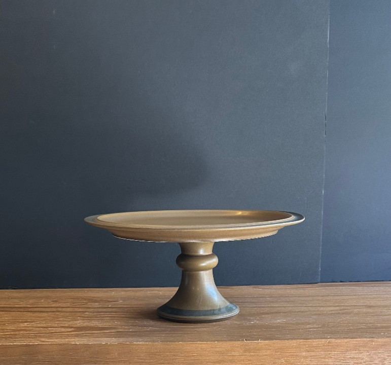 Modern Oeslauer German Goebel Schwarzwald Pedestal Cake Stand 12 1/2" ceramic gallery