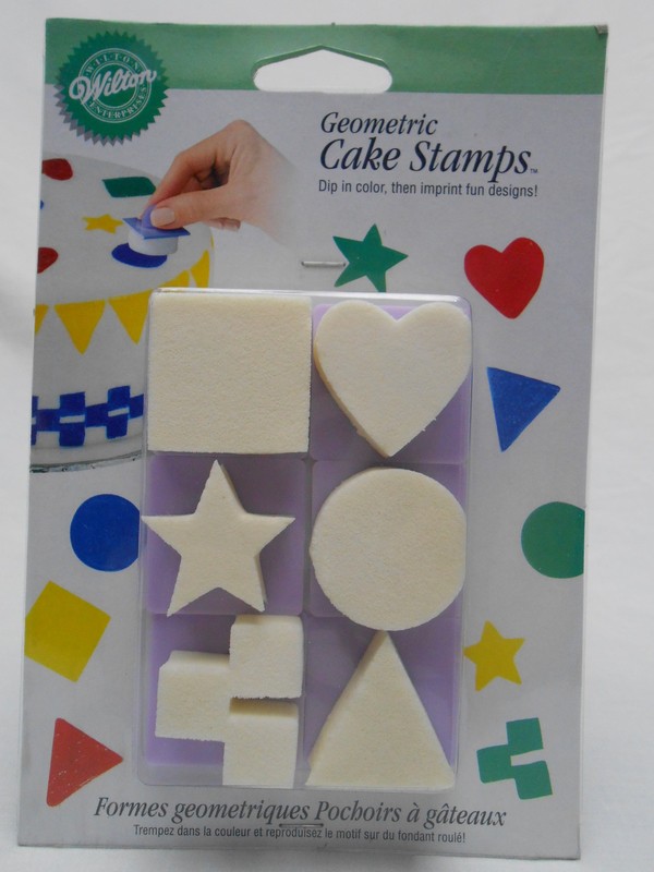 Geometric Cake Stamps ( Six Different Shapes)