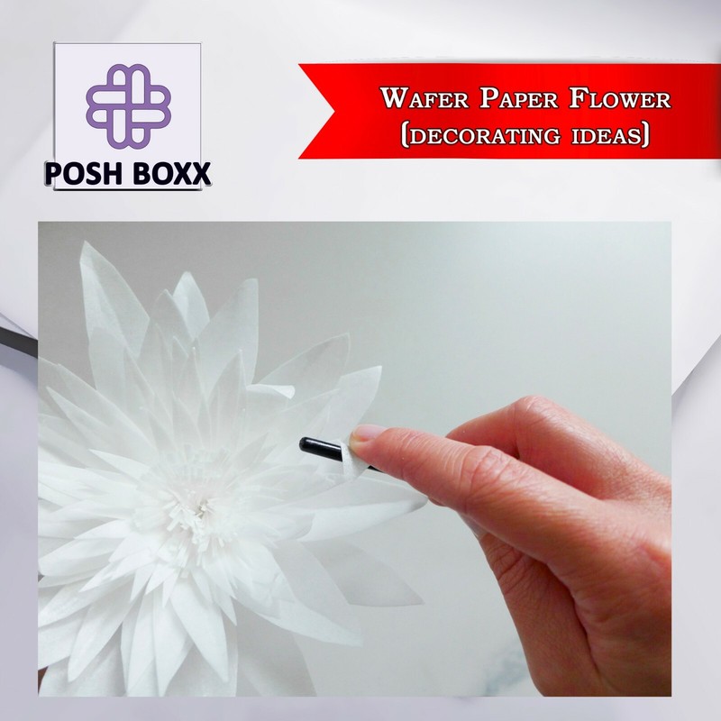 Edible Wafer Rice Paper Topper for printing Cake Image (100 sheets) - 8" x 11" gallery