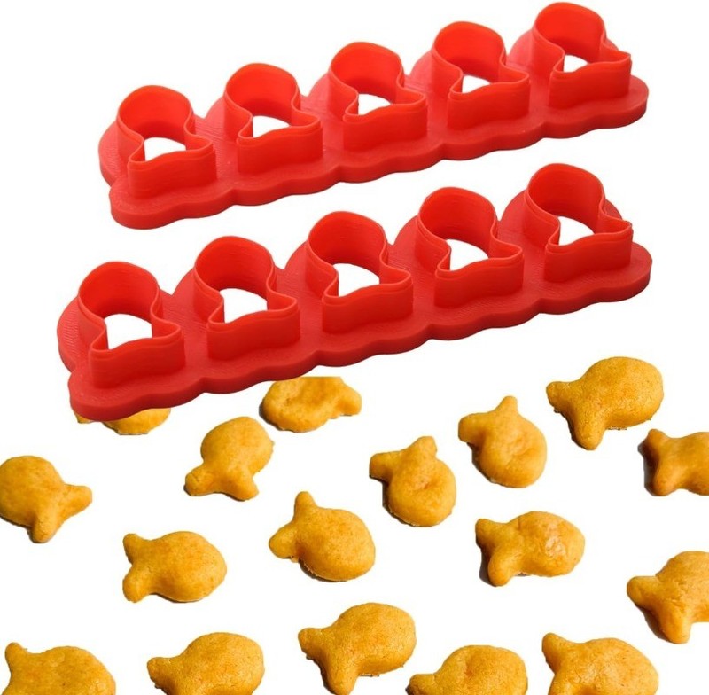 Mini Tiny Goldfish Cracker Cutter and Goldfish Cookie Cutter gallery