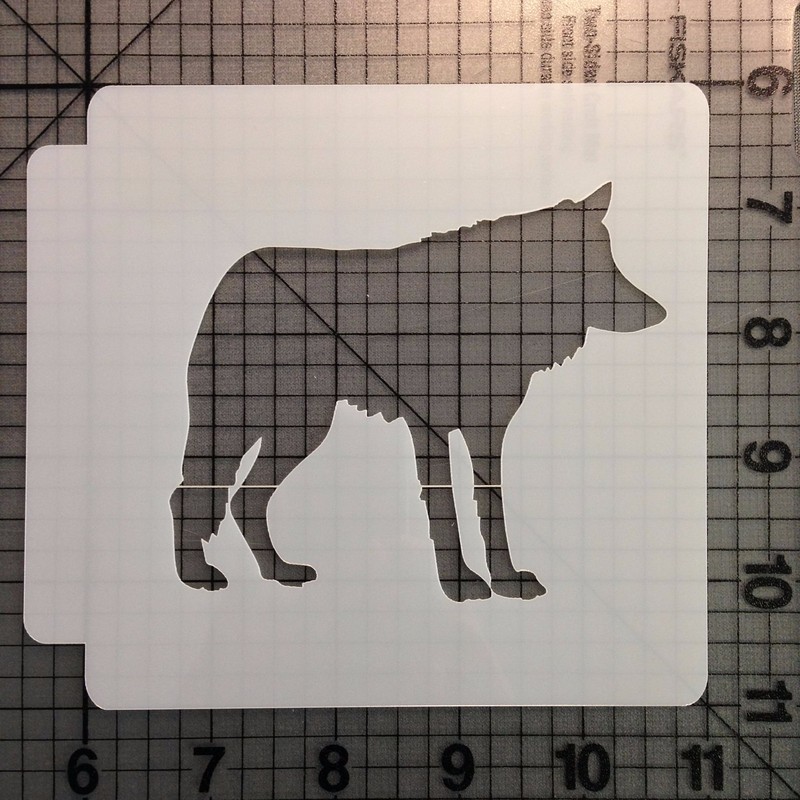 Wolf Stencil 100