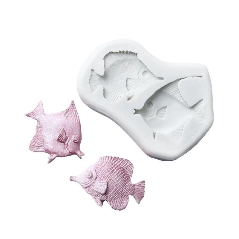 Fish Silicone Mold Fondant Cake Decorating Chocolate Sugarcraft Tool gallery