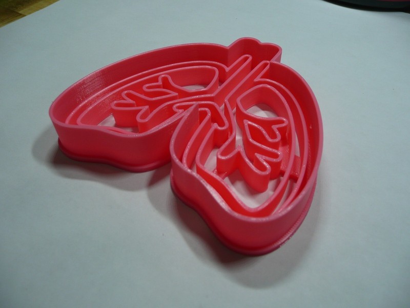 ANATOMICAL LUNGS MEDICAL THEME COOKIE CUTTER MADE IN USA PR5412 gallery