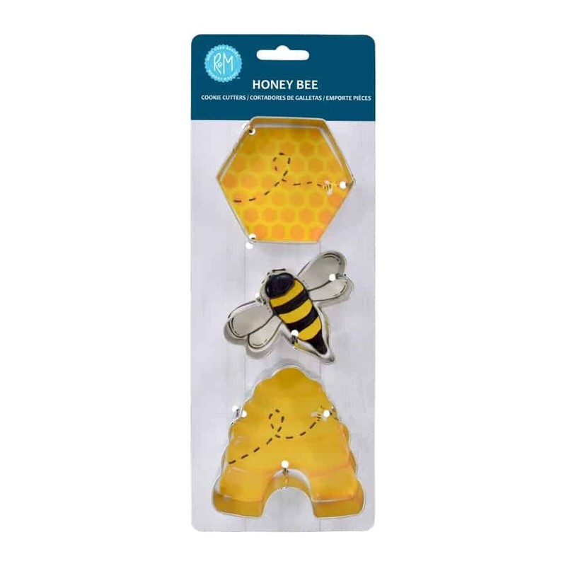 R & M Honey Bee Cookie Cutters, Set of 3