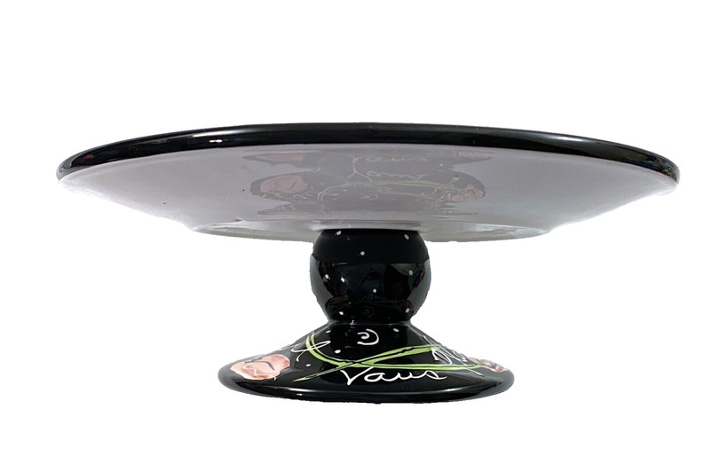 With Love Joanne Delomba Lotus Cake Dessert 13” Footed Plate Stand gallery