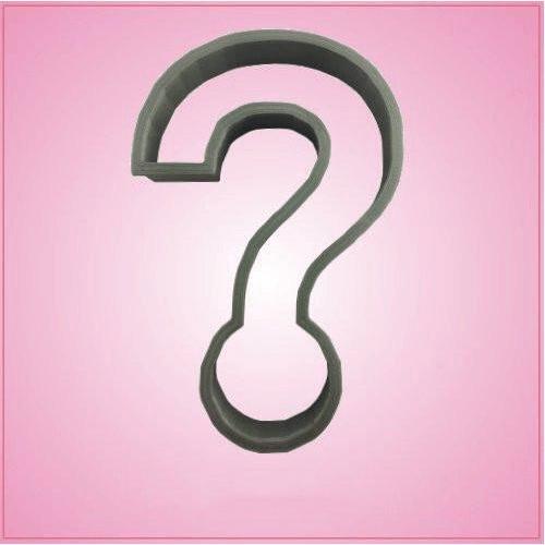 Question Mark Cookie Cutter 4Inch tall, 2-1/2Inch wide