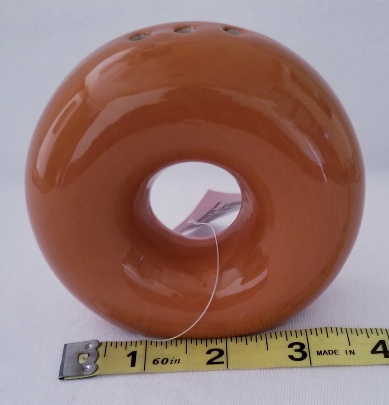 Ceramic Donut Sprinkle Shaker Pink Frosted Multicolor Design gallery