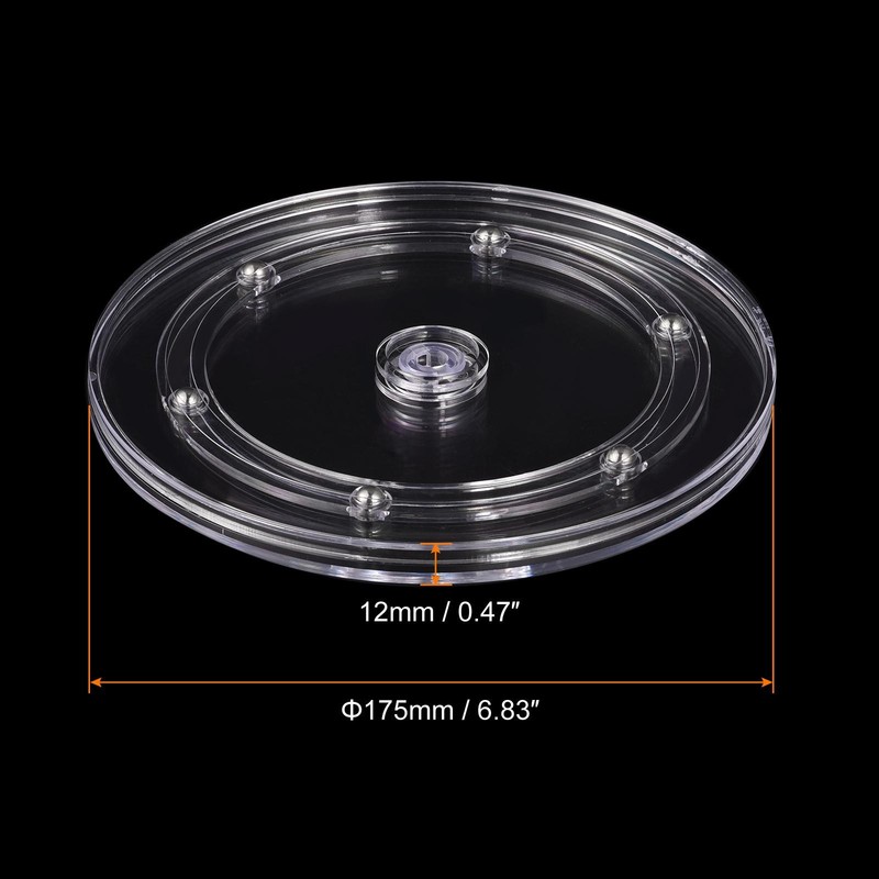 7 inch rotary swivel holder with steel ball bearings, empty 2pcs gallery