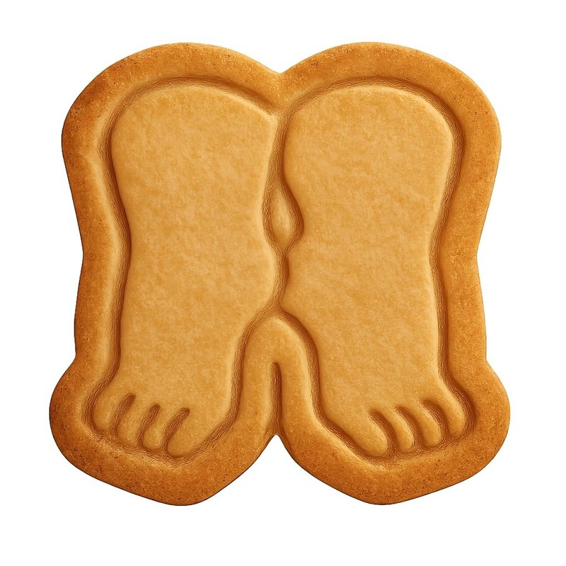Tiptoe Chibi Feet Cookie Cutter & Stamp - 4x3.5 gallery