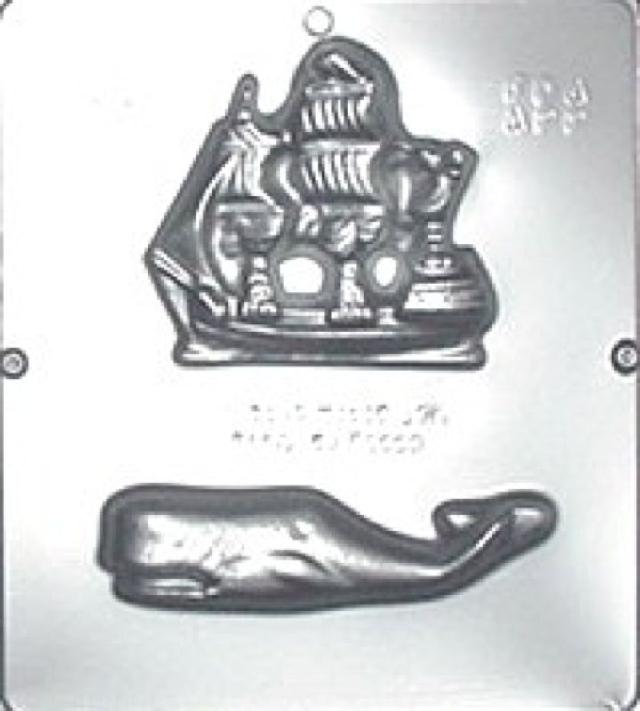 Sea Ship & Whale Chocolate Candy Mold 587 NEW gallery