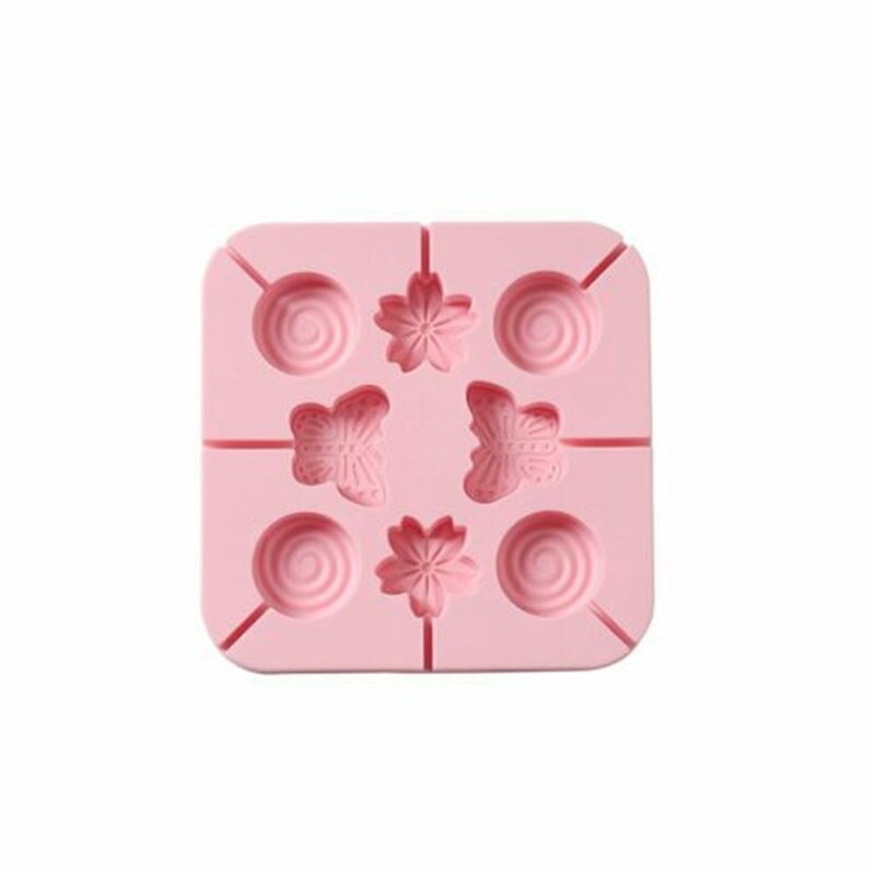 Silicone Lollipop Chocolate Mould Ice Cube Jelly Lolly Baking Mold Fun + Stick gallery