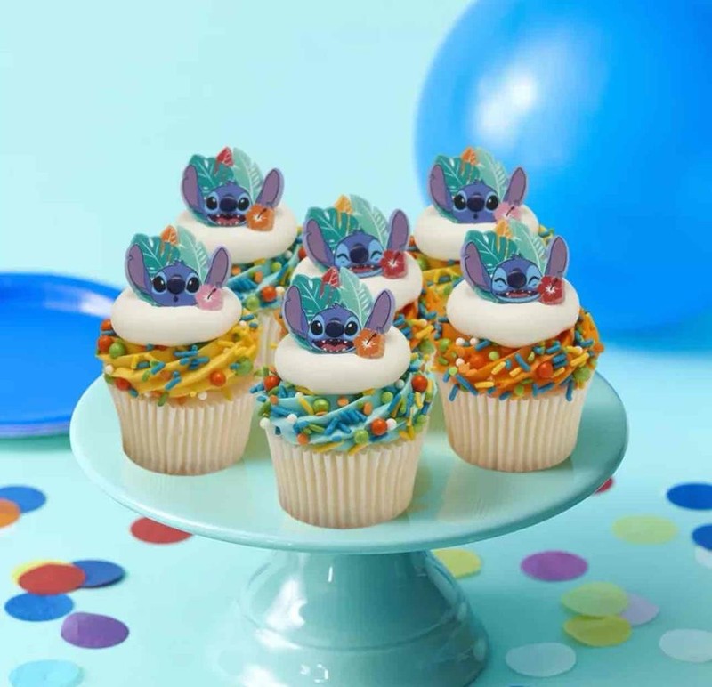 ^ DECOPAC Disney’s Stitch Ohana Energy Rings for Birthdays 24 Pack