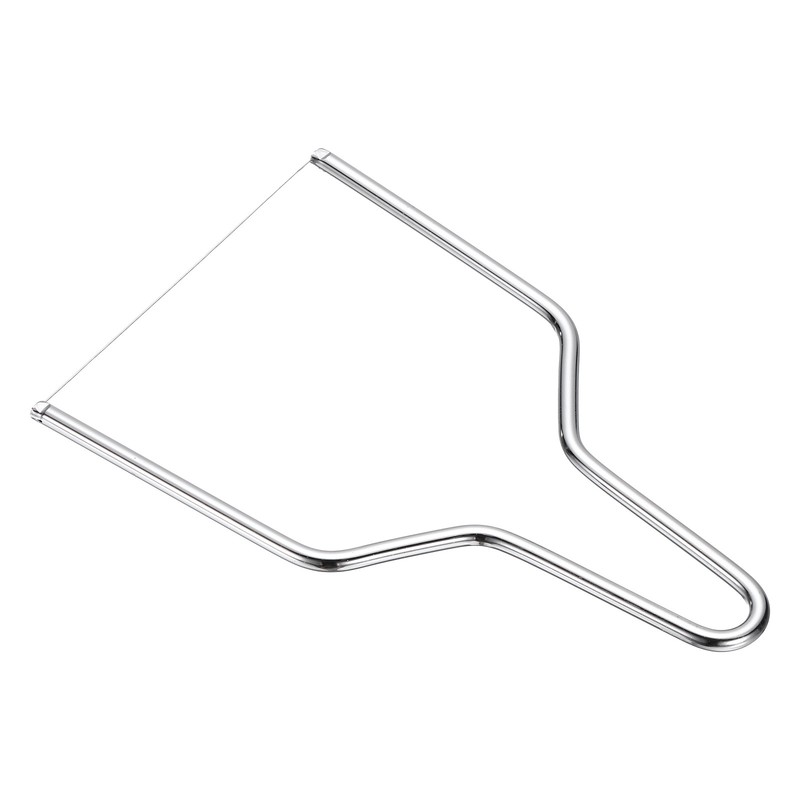 Cheese Slicer with Wire 8" x 5" Cheese Butter Cutter Tool, Silver