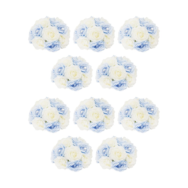 24*24cm Artificial Rose Flower Ball, Bouquet Wedding Handmade Flower Balls gallery