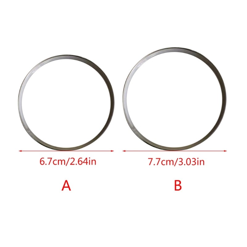 6Pcs Professional Stainless Steel Cake Mold Rings for Home Bakers and Chefs gallery
