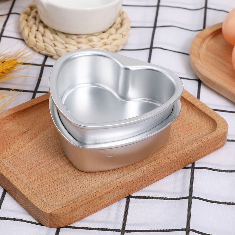 Metal Aluminium Heart Cake Mold Pan For Baking Cakes And Indoor Baking Supplies gallery