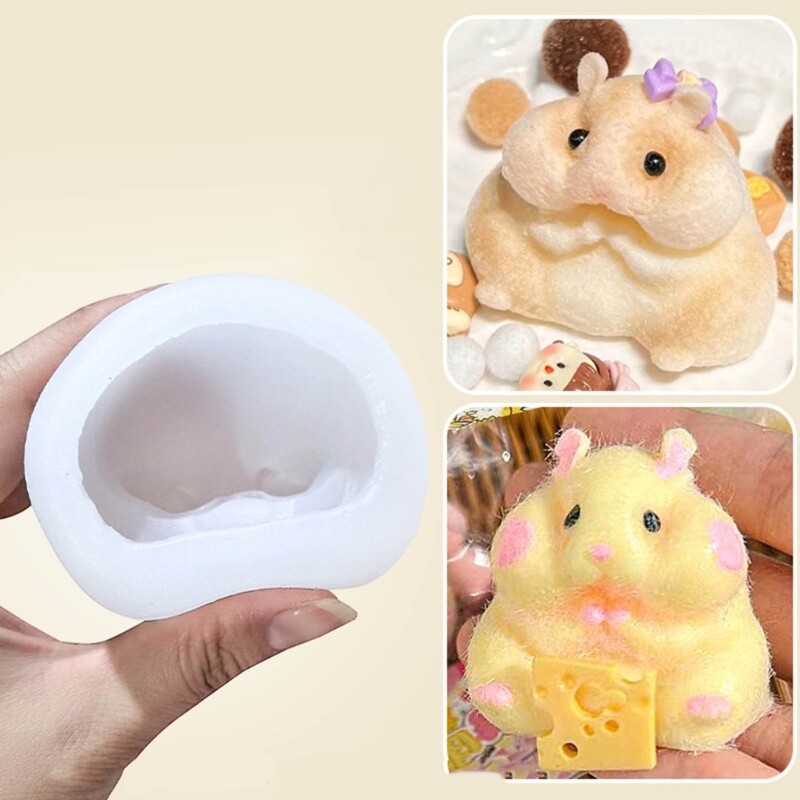Baking Molds Hamster Silicones Molds for Making Fondant Decorations, Mousses gallery