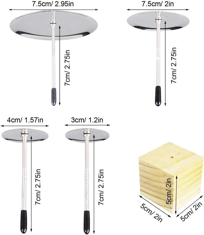 7 Pack Cake Flower Nail and Flower Lifters Set for Icing Flowers Decor gallery
