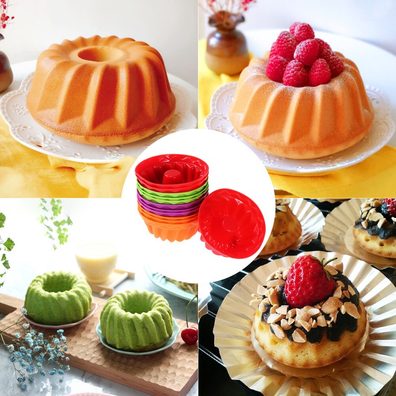 Silicone Cake Mold Mousse Dessert Bake Round Pan Tins Diy Baking gallery