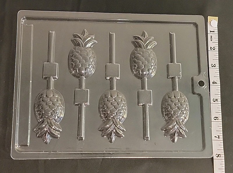 Pineapple Hawaiian Luau Birthday Chocolate Lollipop Mold