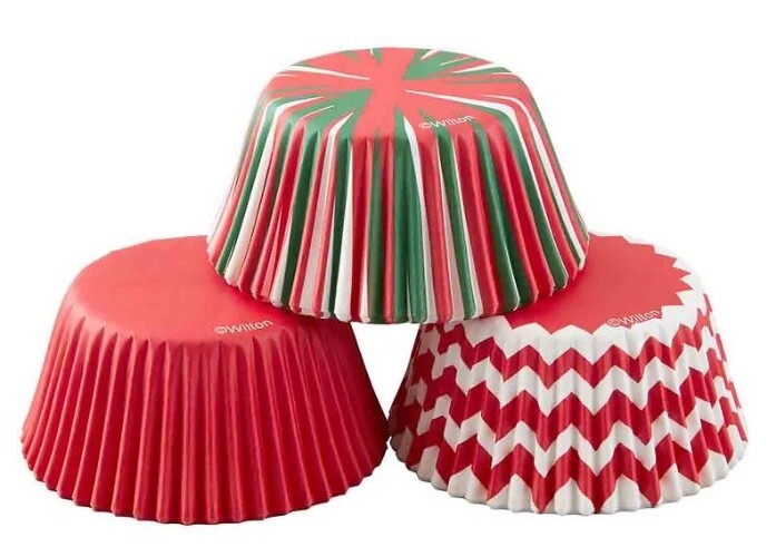 Wilton 225ct Christmas Baking Muffin Cupcake Standard Paper Cups Liners 3 Packs gallery