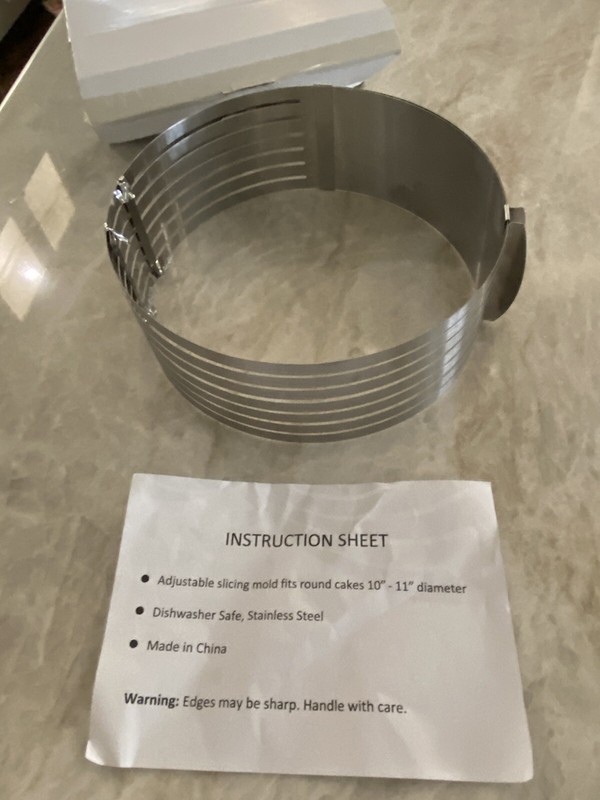 New Cake slicer leveler adjustable 10 inch diameter
