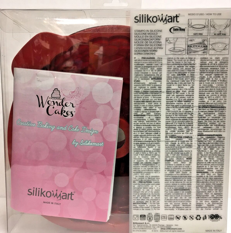 SILIKOMART CAKE MOLD FANCY & FUNCTION BOUQUET 8"X 3" MADE IN ITALY gallery