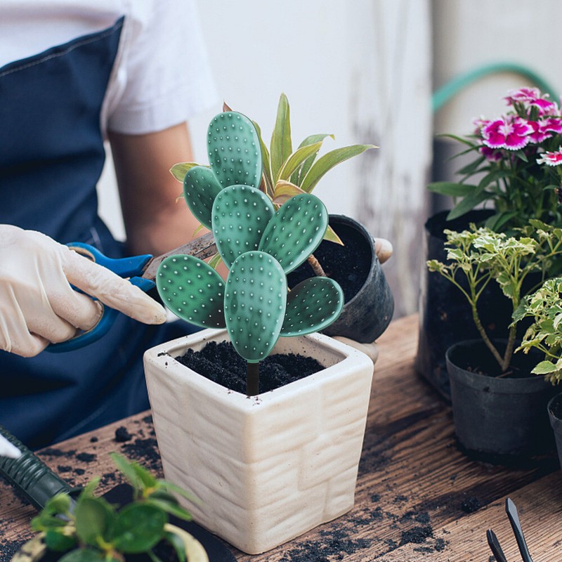 Cactus Stake Decor Outdoor Stake Garden Plants Stake Ornament for Yard Patio gallery