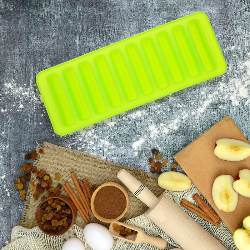 Silicone Gel Cake Mould Ice Cube Tray 10 Thumb Cake Fingers Mould (Green) gallery