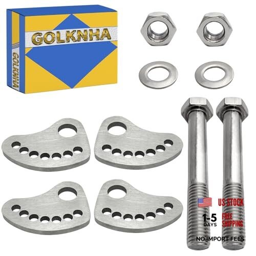 2 PCS Camber Lock Alignment Fix & Upper Arm Cam Bolt Kit Compatible with GMC