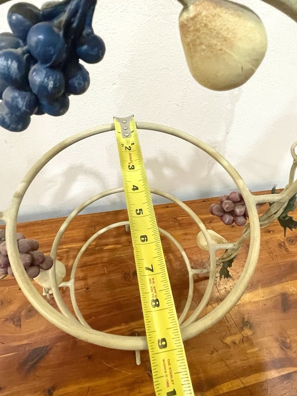 VTG Mikasa Wrought Iron 3-Tier Plate Stand Cake Dessert Grapevine Pear High Tea gallery