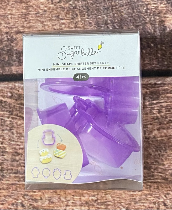 Sweet Sugarbelle Shape Shifter Set (Party) 4 Piece Cookie Cutters (Purple)