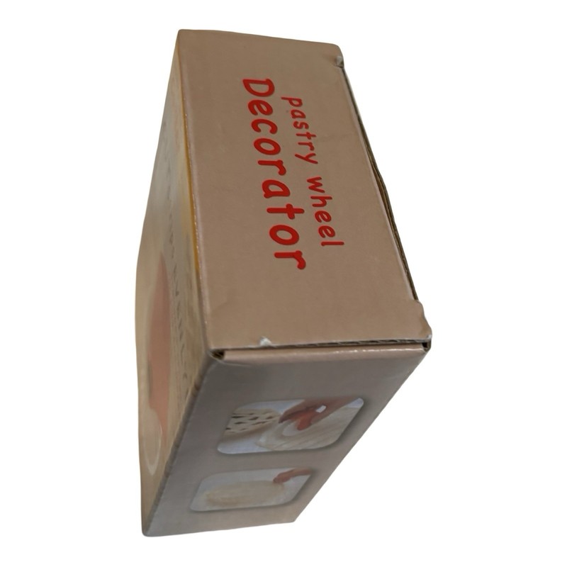 Talisman Designs Pastry Wheel Pie Crust Decorator, Red gallery