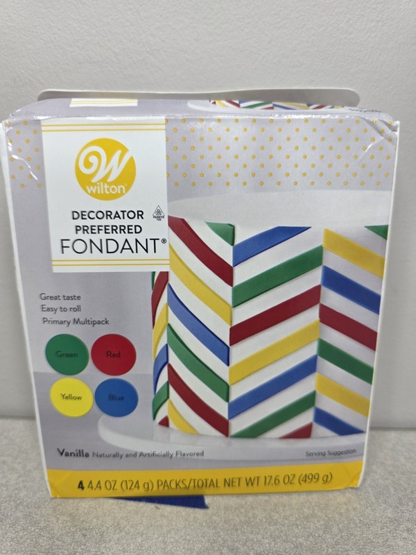 Wilton Decorator Preferred Fondant, Assorted Colors, Vanilla Flavored, 2 Boxes gallery