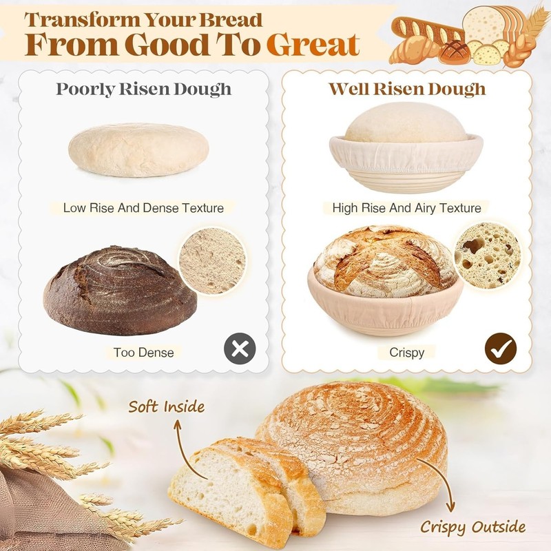 Sourdough Complete Starter Kit - Bread Making and Sourdough Starter Kit 25Pieces gallery