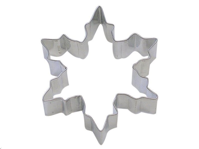12 Snowflake Cookie Cutter 3.75″ Winter Christmas Snowman Sugar Bake