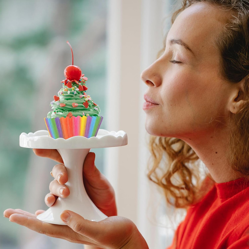 600 Pack Rainbow Cupcake Liners Cupcake Baking Cups Standard Size Rainbow Muffin gallery