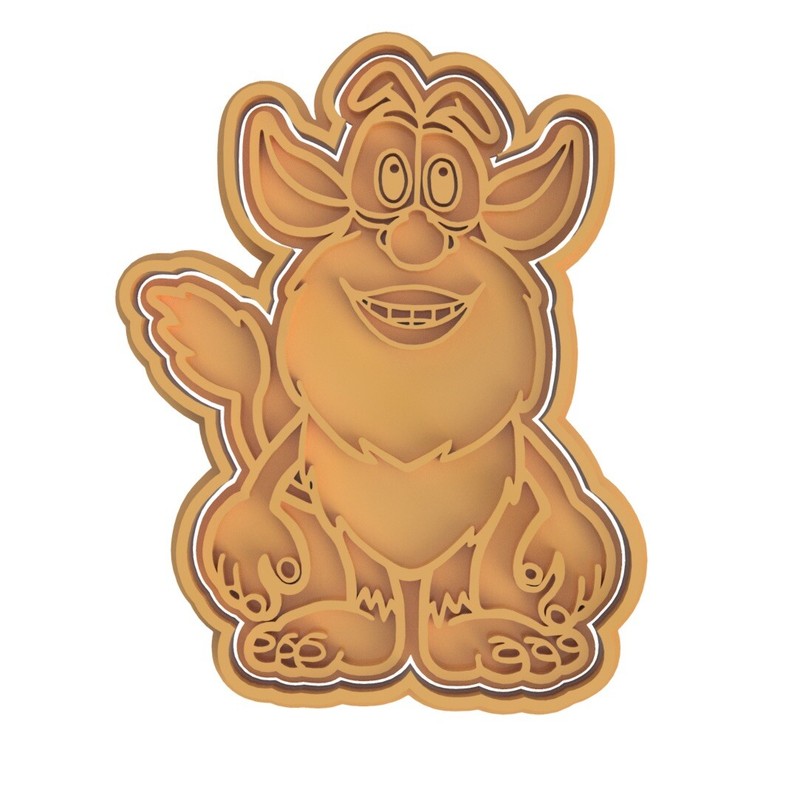 Booba Cookie Cutters. Set of 2 Cutters. Play dough cutters. Booba Cutters