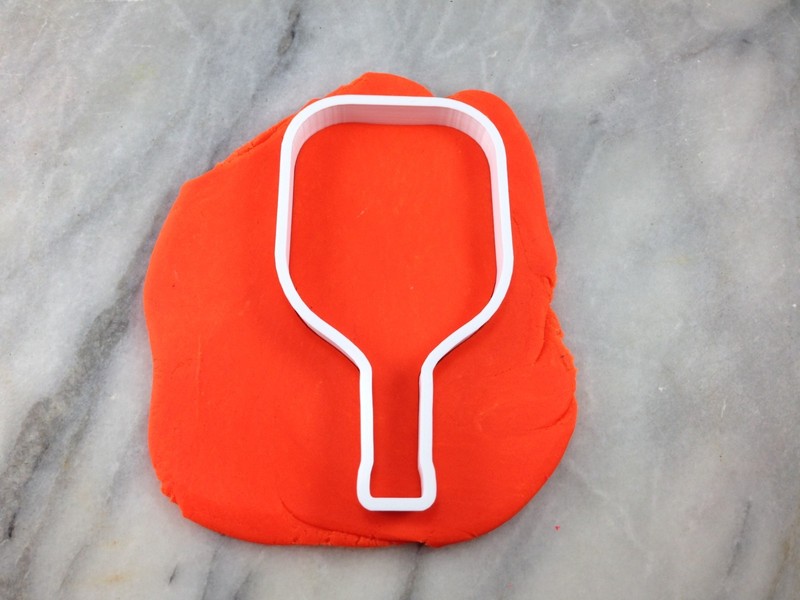 Pickleball Paddle Cookie Cutter Outline #1 CHOOSE YOUR OWN SIZE! gallery