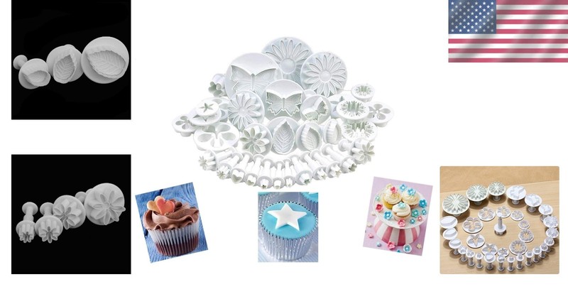 Cake Fondant Cookie Cutter Set 33 Pcs Cake Decor Tools DIY Shapes gallery