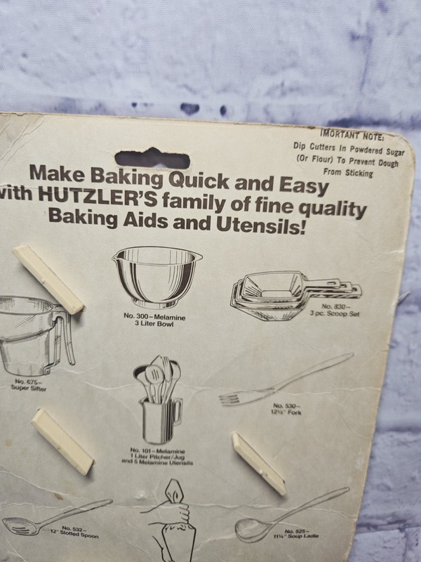 Hutzler Cookie Cut-Ups - Vintage Cookie Cutter Set of 5 - 1981 NEW OLD STOCK gallery