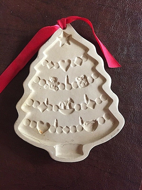 Brown Bag Cookie Art Cookie Mold Christmas Tree 1986