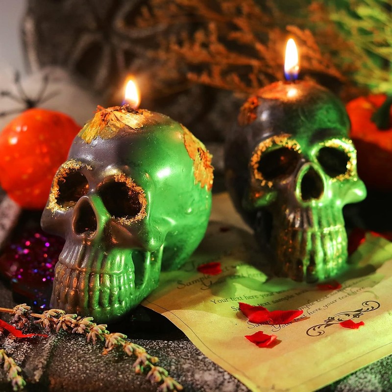 High-Quality 3D Skull Silicone Mold - Perfect for Parties and Home Decor gallery