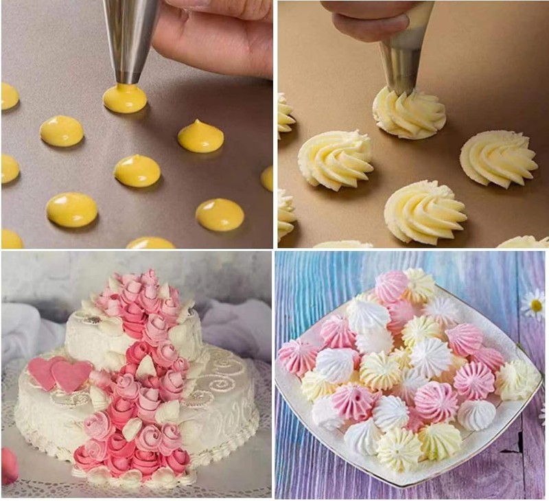 Cake Decorating Piping Bags 100pcs Disposable Non Slip Thick Frosting gallery