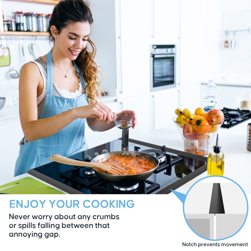 Silicone Stove Gap Covers (2PCS), 25 inch Stove Gap Filler, Stove Guard Kitchen gallery
