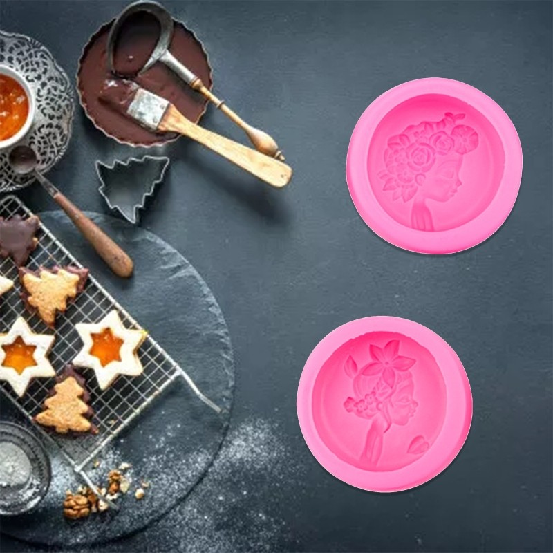 3D Fondant Mold Little Girl Shaped Chocolate Mold Professional Baking Tools gallery