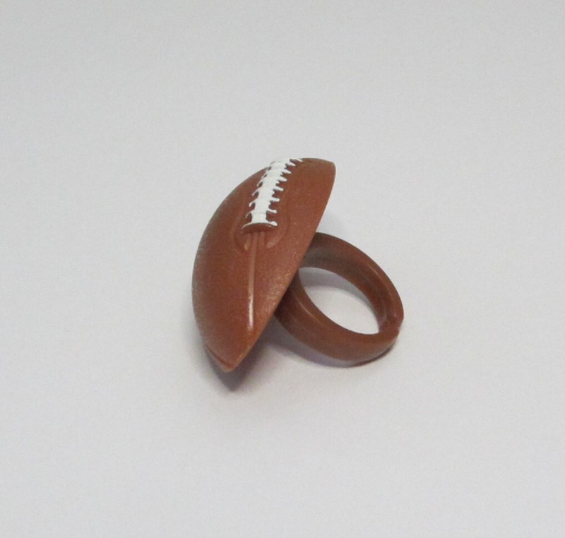 12 Football Cup Cake Rings Topper Bday Party Goody Bag Favor Team Sports Ball gallery